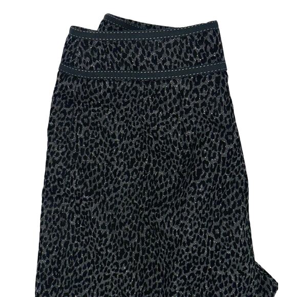 Carlisle Womens Pants Size 4 Animal Print Straight Leg Flocked Wool Blend UNIQUE - Picture 10 of 11